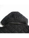 Diamond Quilted Long Nylon Jacket Black - BURBERRY - BALAAN 8