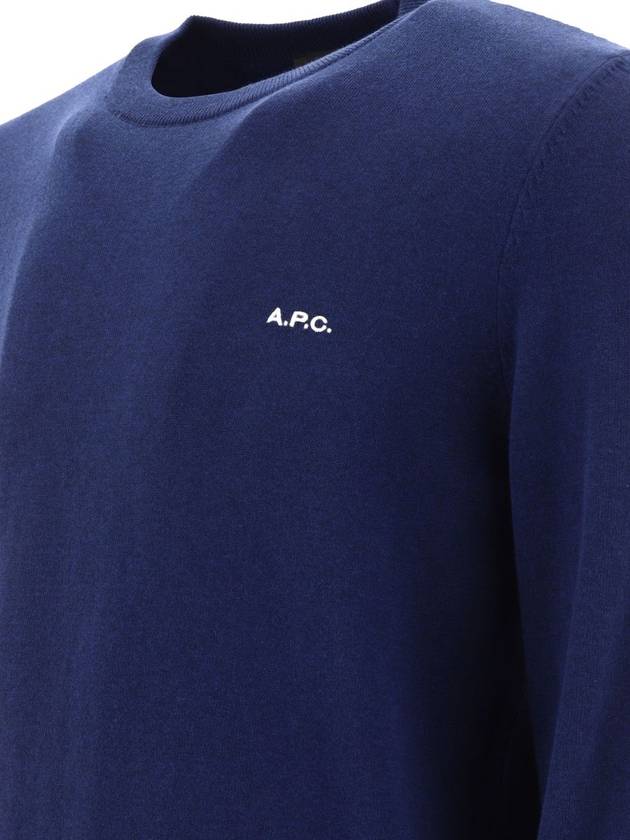 Mayeul Crewneck Sweatshirt Navy - A.P.C. - BALAAN 5