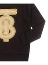 Kids logo point sweatshirt black 8034565K - BURBERRY - BALAAN 4