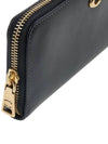 Women's Slim Accordion Zipper Calfskin Long Wallet Black - COACH - BALAAN 8