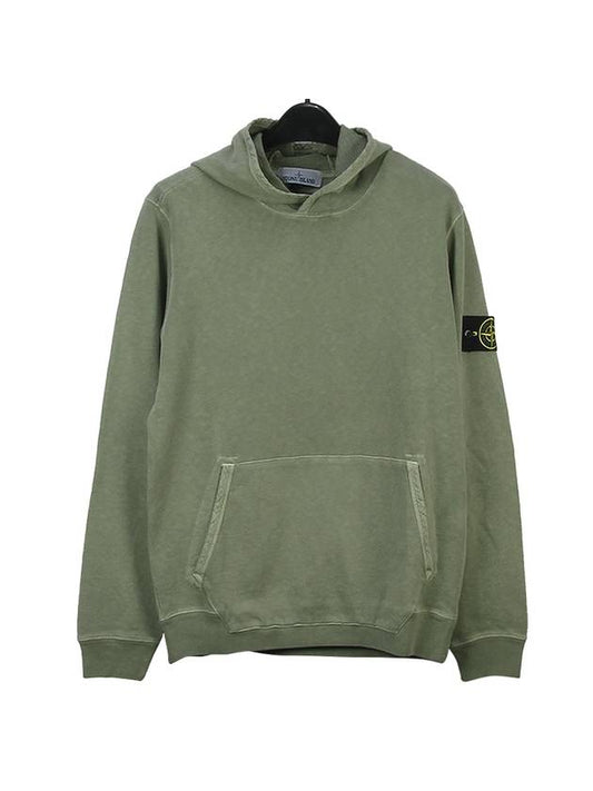 Wappen Patch Cotton Hoodie Green - STONE ISLAND - BALAAN 2