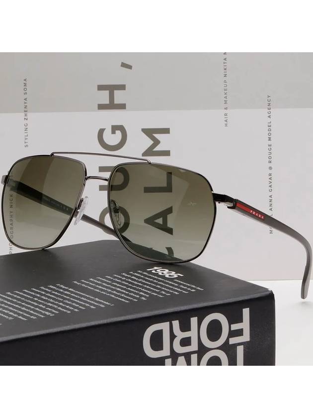 Eyewear Linea Rossa Sunglasses Brown - PRADA - BALAAN 3