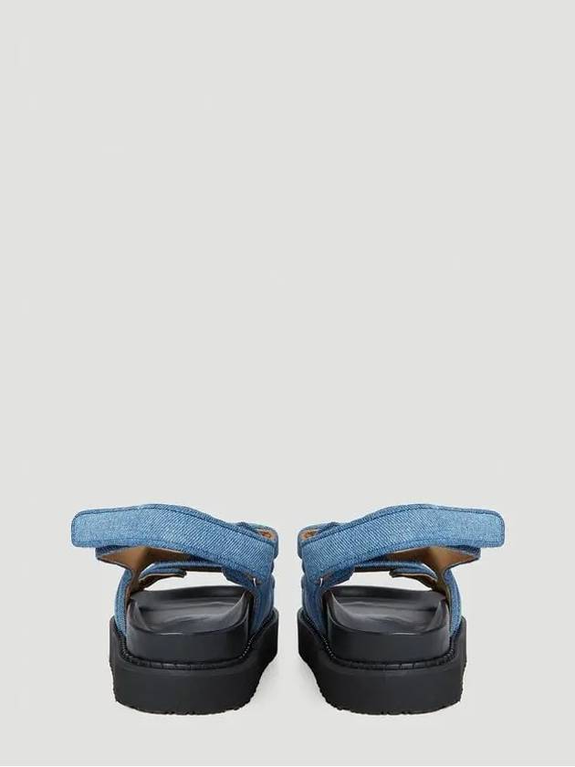 Madee Denim Sandals Blue - ISABEL MARANT - BALAAN 5