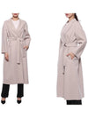 Women's Esturian Wool Coat - MAX MARA - BALAAN 2