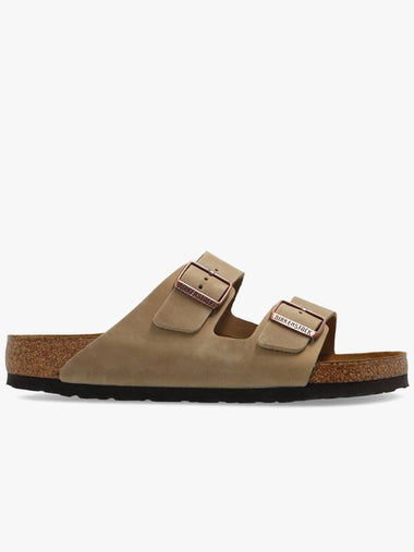 Birkenstock ‘Arizona BS’ Slides, Men's, Beige - BIRKENSTOCK - BALAAN 1