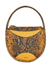 Egg Python Patterned Cross Bag Mustard - COTESSI - BALAAN 4