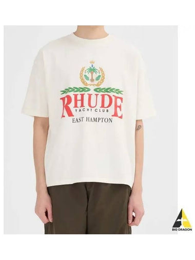 U East Hampton Crest Tee vintage white VTG - RHUDE - BALAAN 1