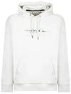 Logo Print Hoodie White - CALVIN KLEIN - BALAAN 3