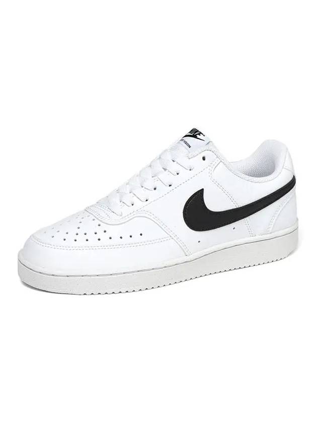 Court Vision Next Nature Low Top Sneakers White Black - NIKE - BALAAN 5