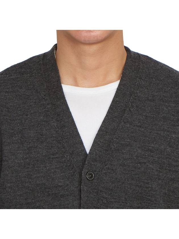 Men's Distressed Cardigan Dark Grey - MAISON MARGIELA - BALAAN 7