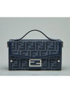 Baguette Soft Trunk Cross Bag Blue - FENDI - BALAAN 2