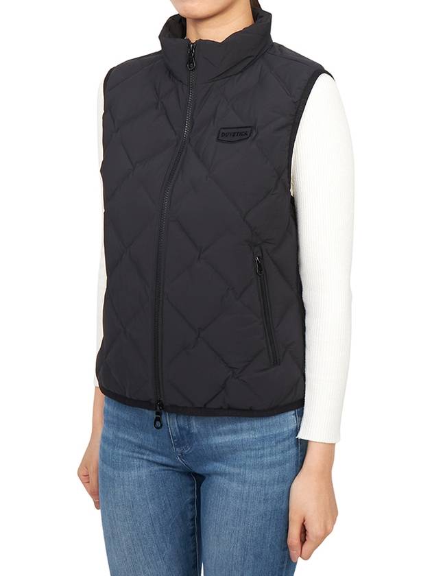 Exclusive special price limited to 30 pieces ZECA goose down women s padded vest VDDV30145K0001 DV BKS - DUVETICA - BALAAN 3