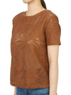 Lettera Short Sleeve T-Shirt Camel - MAX MARA - BALAAN 3