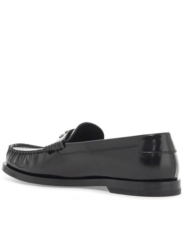 brushed leather loafers - DOLCE&GABBANA - BALAAN 3