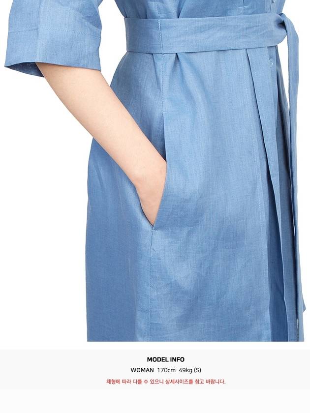 Nocino short sleeve long dress 16221028650 005 - MAX MARA - BALAAN 7