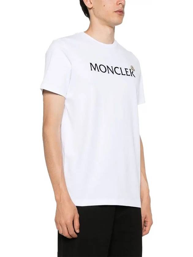 flock logo short sleeve t shirt 8C00024 8390T 001 - MONCLER - BALAAN 2