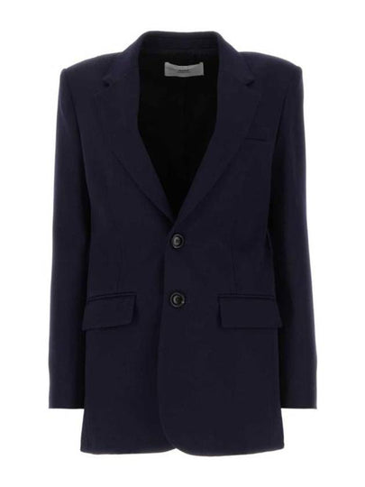 2 Button Blazer Jacket Nautic Blue - AMI - BALAAN 2