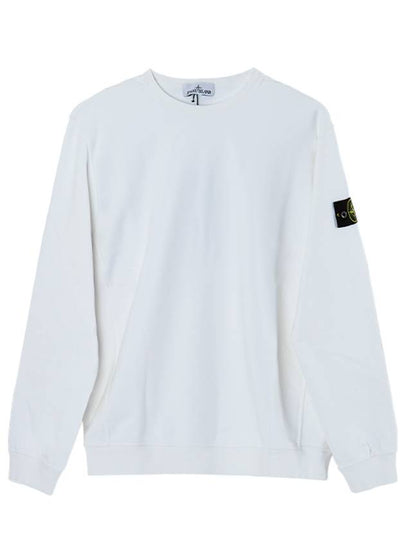 Compass Patch Cotton Sweatshirt White - STONE ISLAND - BALAAN 2