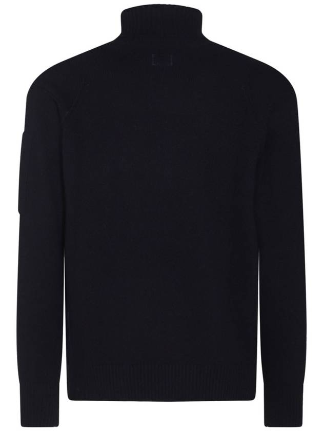 Lambswool GRS Knit Turtleneck Black - CP COMPANY - BALAAN 4