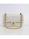 CC gold plated classic lambskin double flap bag shoulder 2JCHB16910 - CHANEL - BALAAN 3