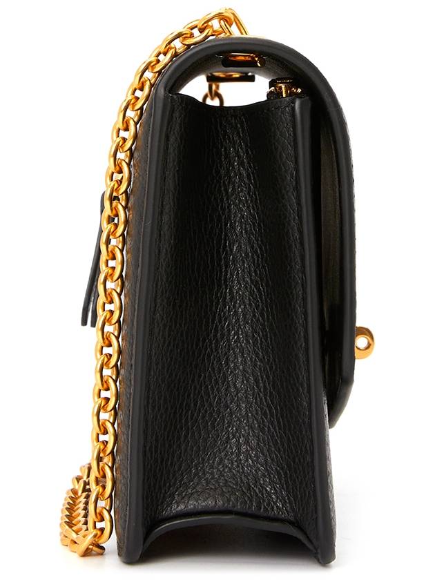 Darley Small Classic Chain Shoulder Bag Black - MULBERRY - BALAAN 4