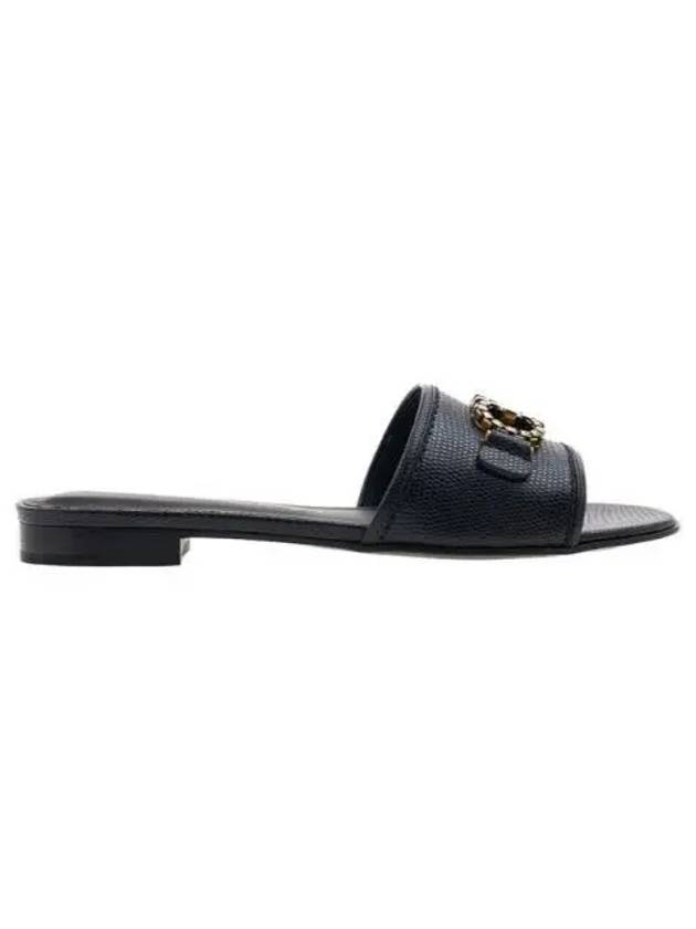 Ferragamo Double Gancini Sandals Black 0756158 - SALVATORE FERRAGAMO - BALAAN 1