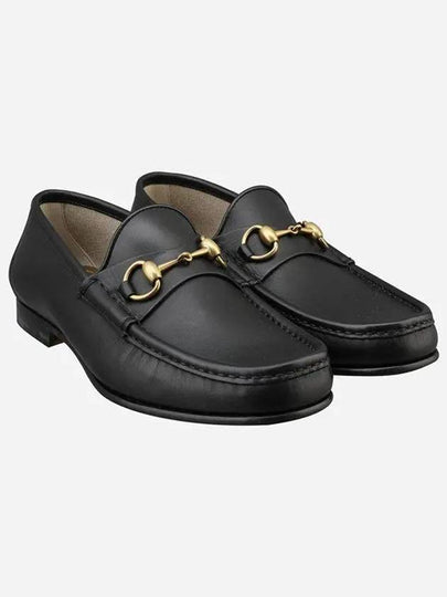 1953 Horsebit Leather Loafers Black - GUCCI - BALAAN 2