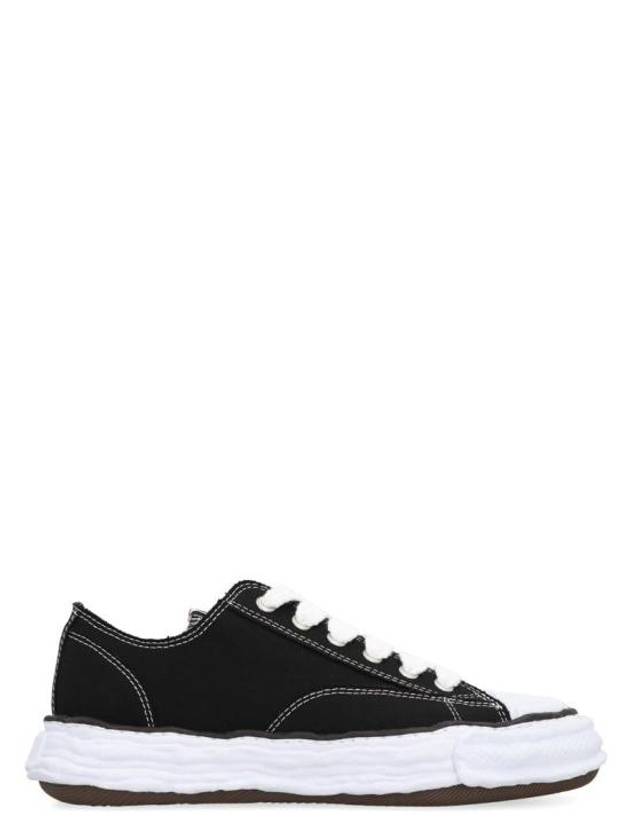 Peterson23 OG Sole Canvas Low Top Sneakers Black - MAISON MIHARA YASUHIRO - BALAAN 2