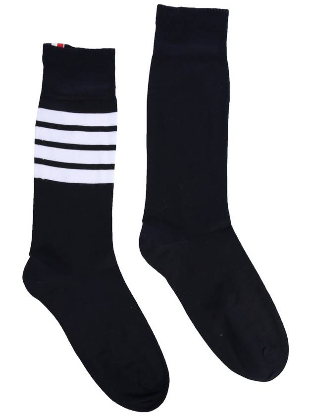 Striped Socks Navy - THOM BROWNE - BALAAN 4