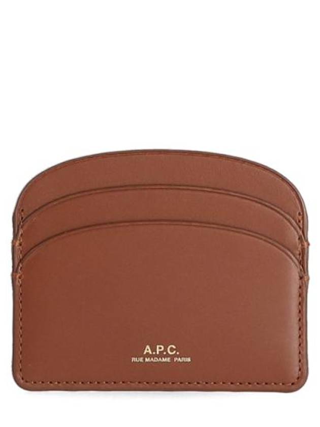 Demi Lune Card Wallet Brown - A.P.C. - BALAAN 2