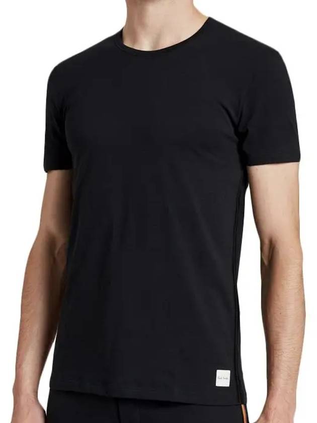 Logo Patch Short Sleeve T-Shirt Black - PAUL SMITH - BALAAN 9