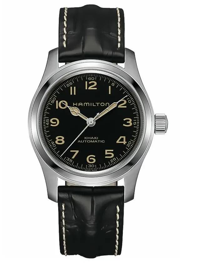 Khaki Field Muff Auto 42mm Watch Black - HAMILTON - BALAAN 3