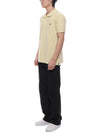 Fox Head Patch Cotton Polo Shirt Yellow - MAISON KITSUNE - BALAAN 5