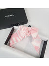 CC Logo Ribbon Stripe Silk Twilly Scrunch Hair Band Chouchou Gopchang Hair Band Scarf Bandeau AA8965 - CHANEL - BALAAN 4