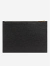 Debossed Pebble Clutch Bag Black - THOM BROWNE - BALAAN 3