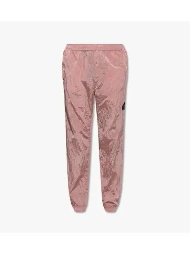 Pants Trousers with Logo Track Pink - STONE ISLAND - BALAAN 1