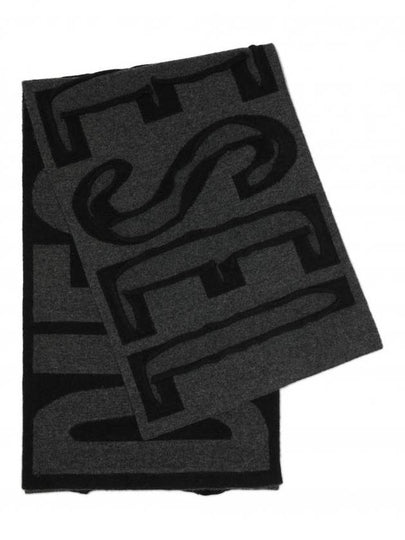 K-Rest Wool Scarf Black - DIESEL - BALAAN 2