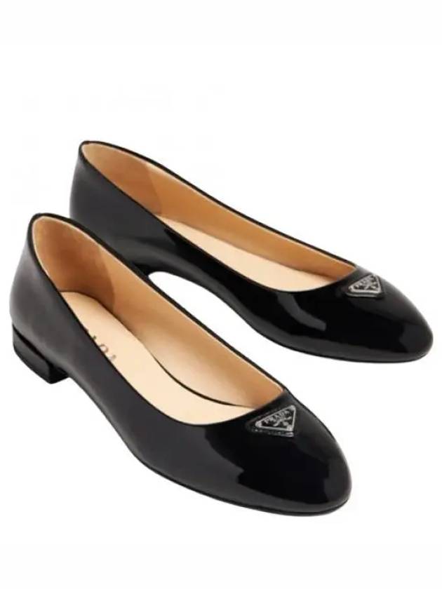 Patent Leather Ballerina Black - PRADA - BALAAN 2