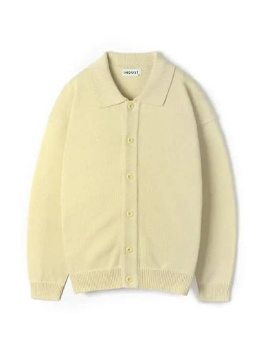 Roa Cotton Collar Cardigan Yellow - INDUST - BALAAN 1