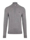 Men's Kian Tour Merino Knit Top Gray - J.LINDEBERG - BALAAN 1