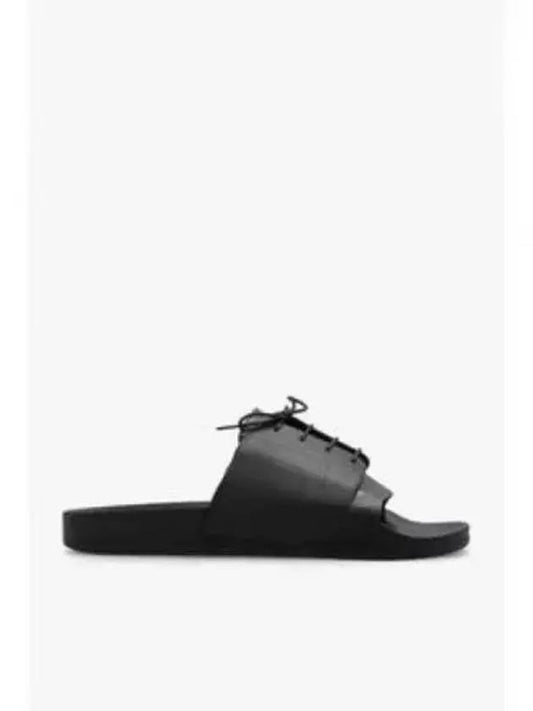 Men's Lace Up Pool Slippers Black - MAISON MARGIELA - BALAAN 2