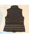 Women's HUDSON Slim Padded Vest Black - MOOSE KNUCKLES - BALAAN.