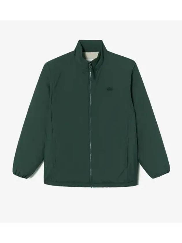 Men s Detouchable High Neck Padded Jumper Deep Green - LACOSTE - BALAAN 1