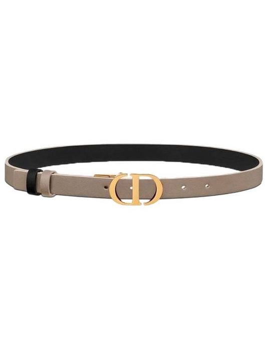 30 Montaigne Reversible Leather Belt Hazelnut Black - DIOR - BALAAN 2