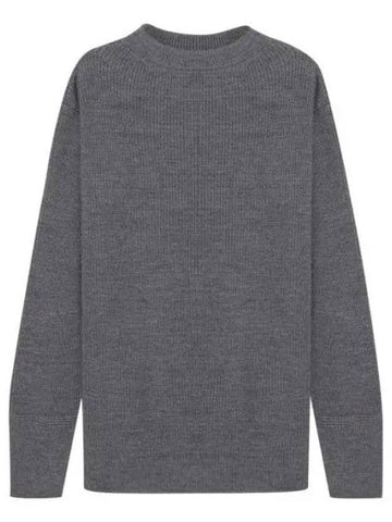 Sailor Crew Neck Knit Top Gray - ANDERSEN-ANDERSEN - BALAAN 1