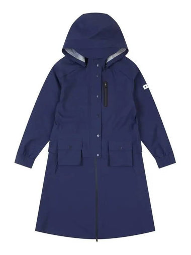 3-layer long-length raincoat OF1803LANAVY - ONOFF - BALAAN 1