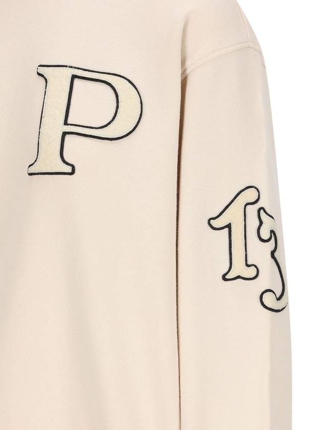 Patch Cotton Fleece Ivory - PRADA - BALAAN 4