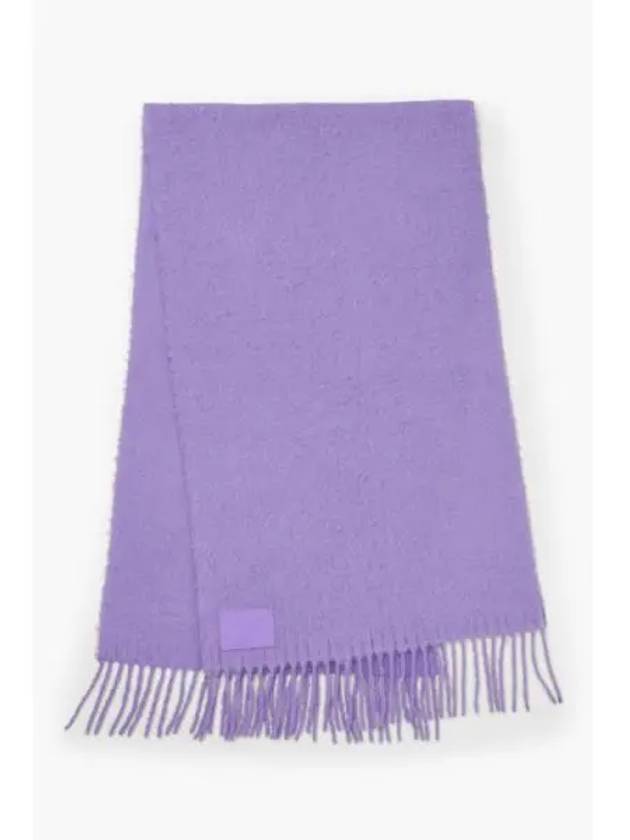 Solid Cloud Knit Scarf Iced Lavender MBAJW23002LVD - MARC JACOBS - BALAAN 1