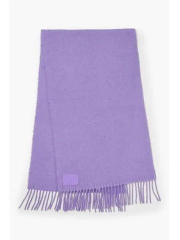 Solid Cloud Knit Scarf Iced Lavender MBAJW23002LVD - MARC JACOBS - BALAAN 1