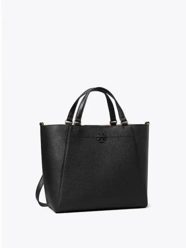 McGraw Small Carryall Tote Bag Cross Black Domestic Product GM0023110154842 - TORY BURCH - BALAAN 1